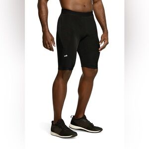 Physiclo Pro Resistance Padded Seat Shorts for Men - Black Sz Medium NEW W Tags!